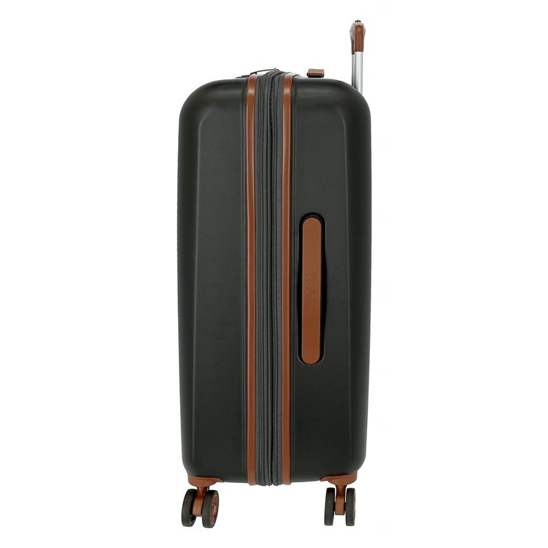 Sada ABS cestovných kufrov EL POTRO Ocuri Grey – 55x40x20 cm, 70x49x28 cm Sada ABS cestovných kufrov EL POTRO Ocuri Grey – 55x40x20 cm, 70x49x28 cm