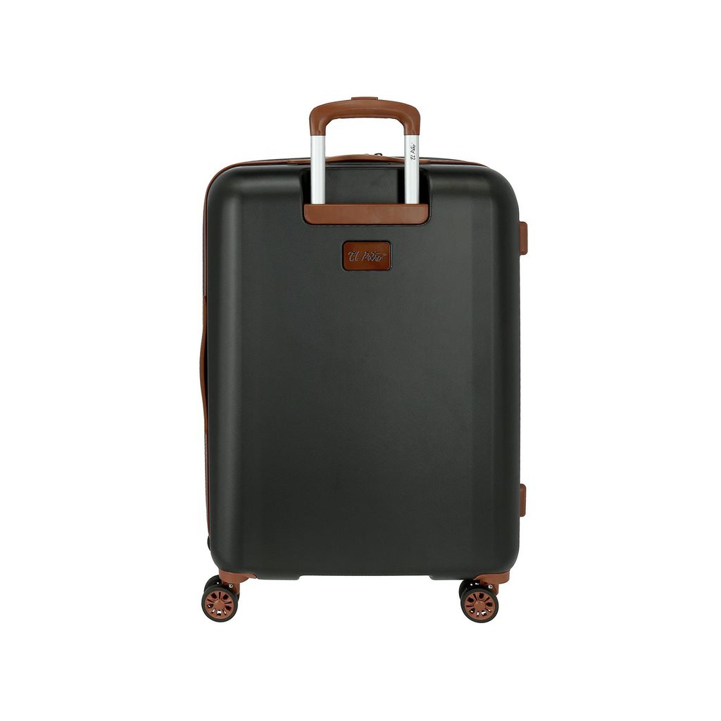 EL POTRO Ocuri Grey, Sada luxusních ABS cestovních kufrů 70cm/55cm, 5128921