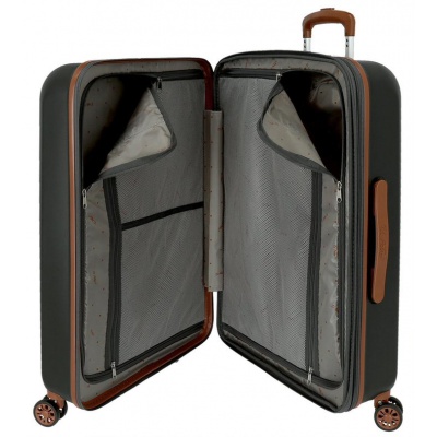 Sada ABS cestovných kufrov EL POTRO Ocuri Grey – 55x40x20 cm, 70x49x28 cm Sada ABS cestovných kufrov EL POTRO Ocuri Grey – 55x40x20 cm, 70x49x28 cm