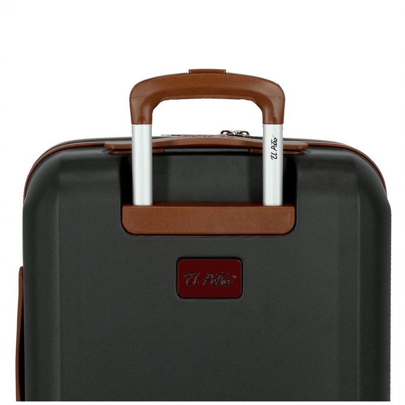 Sada ABS cestovných kufrov EL POTRO Ocuri Grey – 55x40x20 cm, 70x49x28 cm Sada ABS cestovných kufrov EL POTRO Ocuri Grey – 55x40x20 cm, 70x49x28 cm