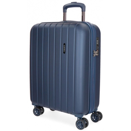 MOVEM Wood Navy Blue, Skořepinový cestovní kufr, 55x40x20cm, 38L, 5319164 (small)