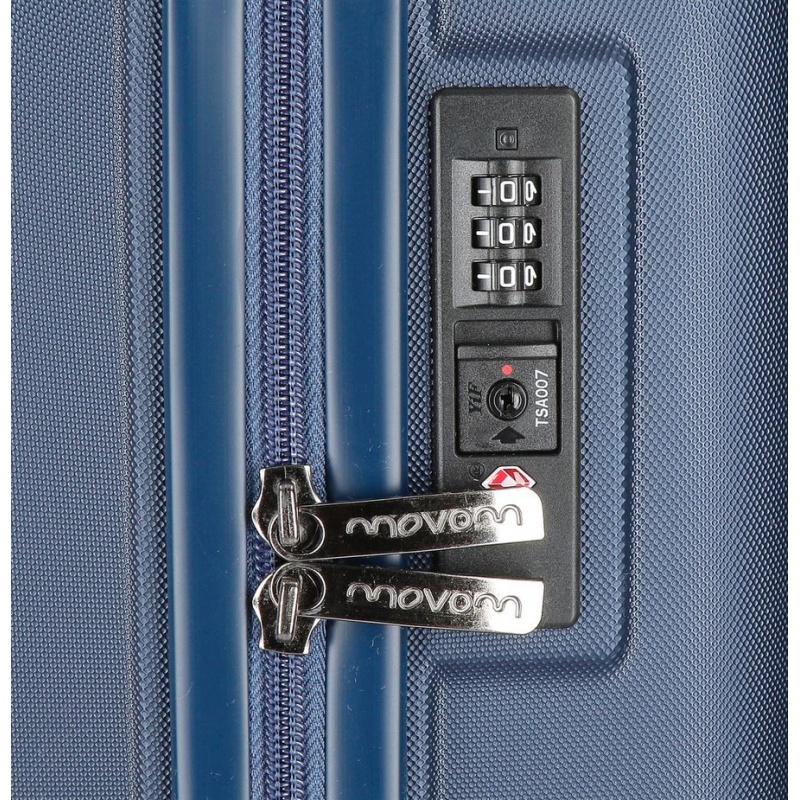 MOVOM Wood Navy Blue, Škrupinový cestovný kufor, 55x40x20cm, 38L, 5319164 (small)