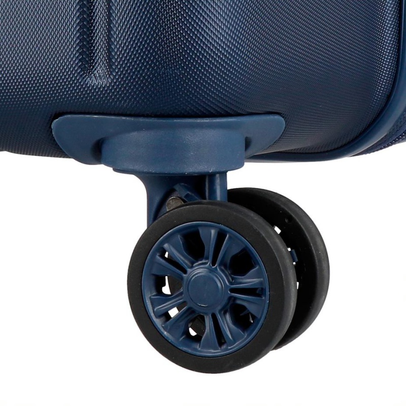 MOVOM Wood Navy Blue, Škrupinový cestovný kufor, 55x40x20cm, 38L, 5319164 (small)