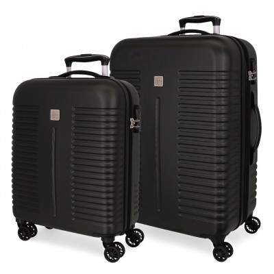 Sada luxusních ABS cestovních kufrů INDIA Negro, 70cm/55cm, 5089521 Sada luxusních ABS cestovních kufrů INDIA Negro, 70cm/55cm, 5089521