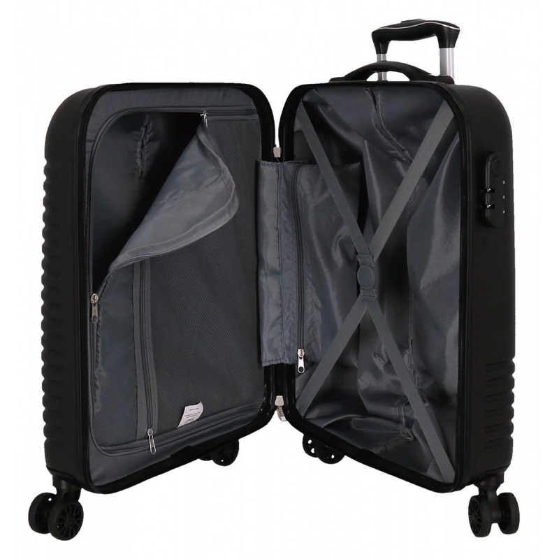 Sada luxusních ABS cestovních kufrů INDIA Negro, 70cm/55cm, 5089521 Sada luxusních ABS cestovních kufrů INDIA Negro, 70cm/55cm, 5089521