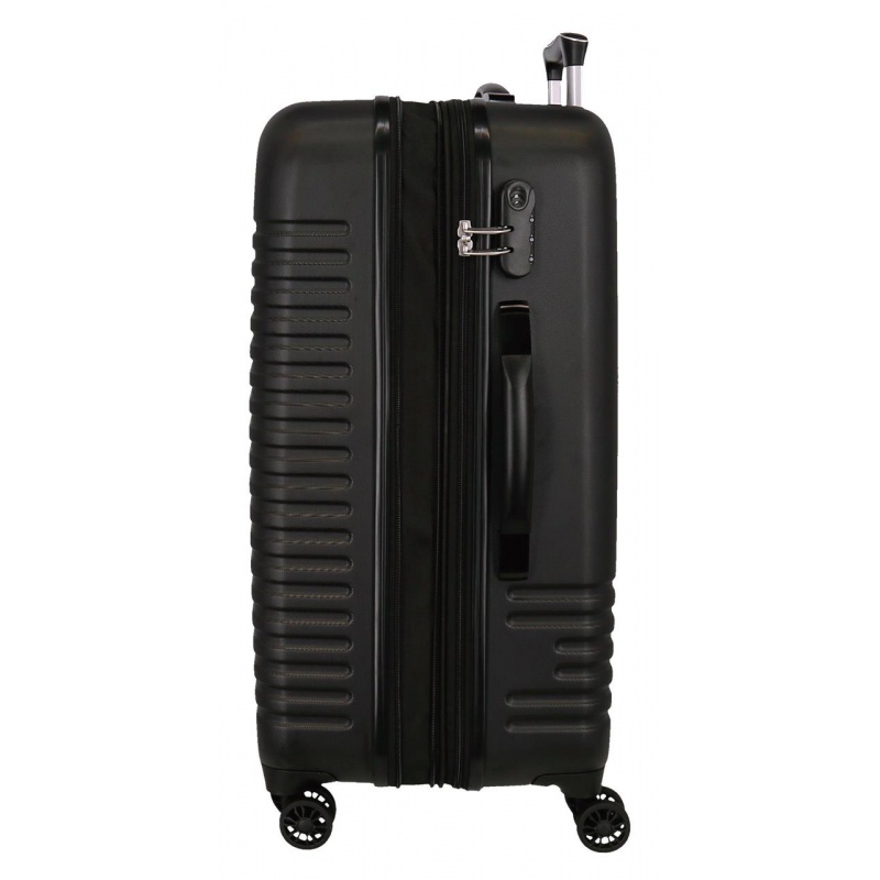 Sada luxusních ABS cestovních kufrů INDIA Negro, 70cm/55cm, 5089521 Sada luxusních ABS cestovních kufrů INDIA Negro, 70cm/55cm, 5089521