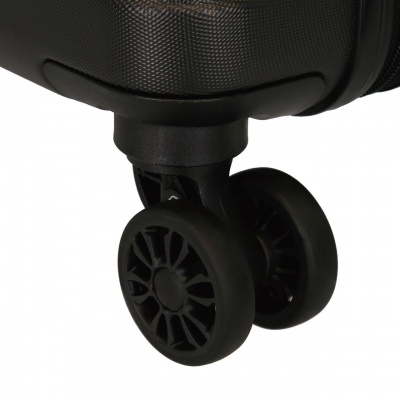 Sada luxusných ABS cestovných kufrov INDIA Negro, 70cm/55cm, 5089521 Sada luxusných ABS cestovných kufrov INDIA Negro, 70cm/55cm, 5089521