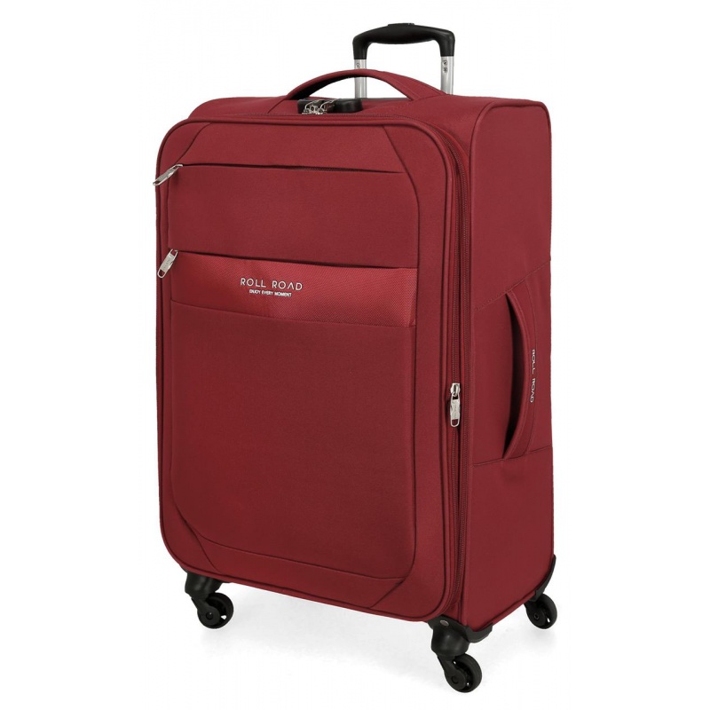 Textilný cestovný kufor ROLL ROAD ROYCE Red / Červený, 76x48x29cm, 93L, 5019324 (large) Textilný cestovný kufor ROLL ROAD ROYCE Red / Červený, 76x48x29cm, 93L, 5019324 (large)