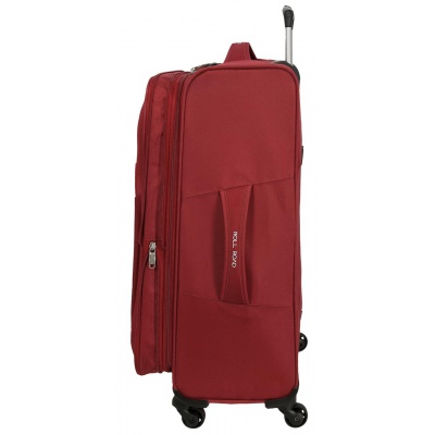 Textilný cestovný kufor ROLL ROAD ROYCE Red / Červený, 76x48x29cm, 93L, 5019324 (large) Textilný cestovný kufor ROLL ROAD ROYCE Red / Červený, 76x48x29cm, 93L, 5019324 (large)
