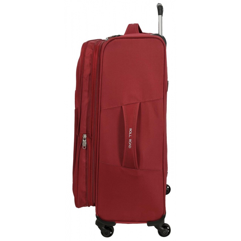 Textilný cestovný kufor ROLL ROAD ROYCE Red / Červený, 76x48x29cm, 93L, 5019324 (large) Textilný cestovný kufor ROLL ROAD ROYCE Red / Červený, 76x48x29cm, 93L, 5019324 (large)