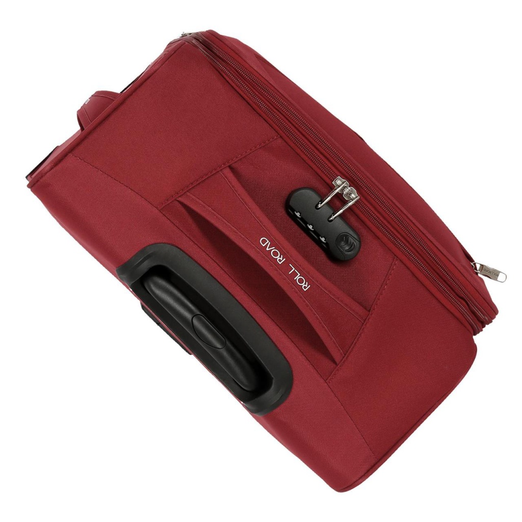 Textilní cestovní kufr ROLL ROAD ROYCE Red/Červený, 76x48x29cm, 93L, 5019324 (large)
