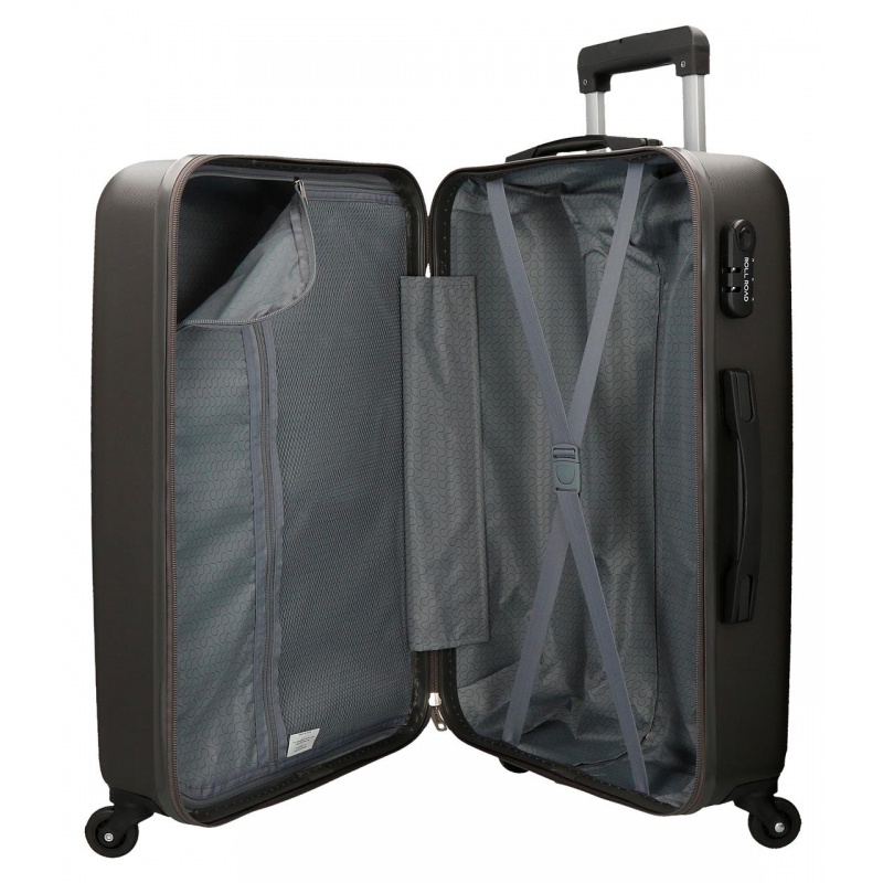 ABS Cestovní kufr ROLL ROAD FLEX Antracita, 75x52x28cm, 91L, 5849361 (large) ABS Cestovní kufr ROLL ROAD FLEX Antracita, 75x52x28cm, 91L, 5849361 (large)