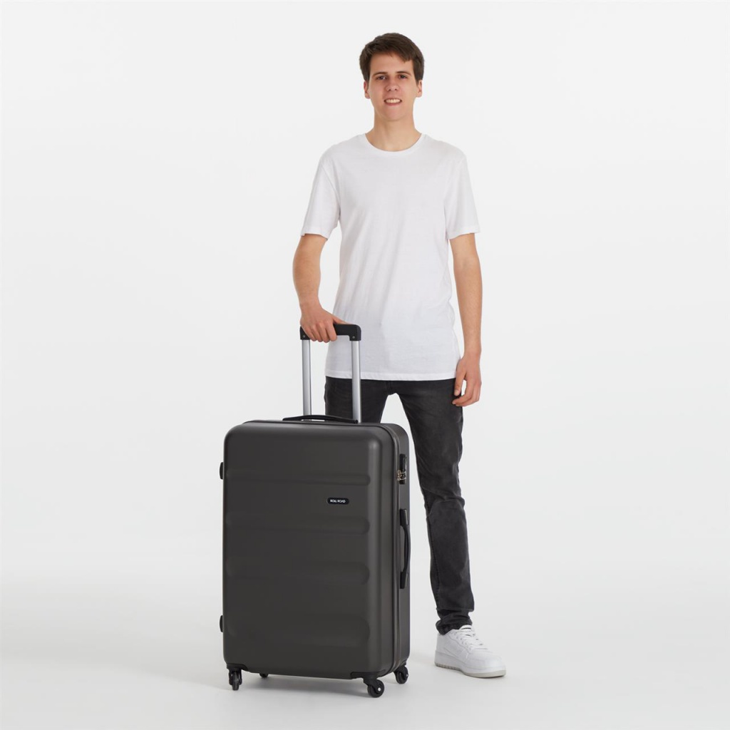 ROLL ROAD Flex Antracita, ABS Cestovný kufor, 75x52x28cm, 91L, 5849361 (large)