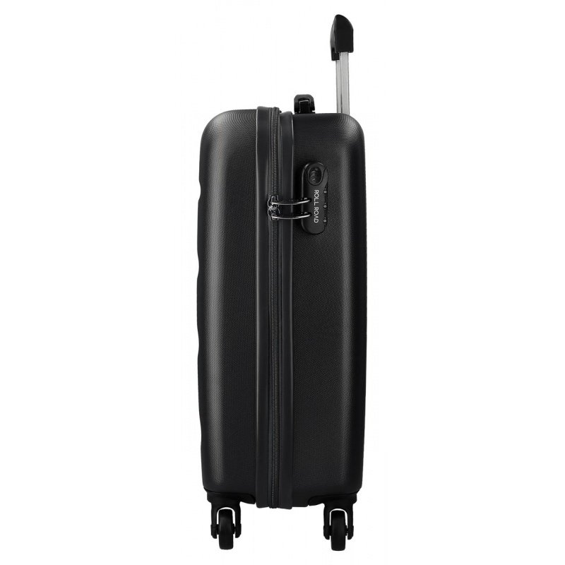 ROLL ROAD Flex Black, Sada ABS cestovných kufrov, 55-65cm, 5849560 ROLL ROAD Flex Black, Sada ABS cestovných kufrov, 55-65cm, 5849560