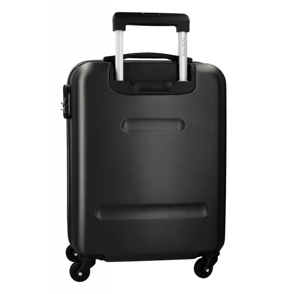 ROLL ROAD Flex Black – Sada 2 ABS kufrov 55 a 65 cm | Kvalitné cestovné kufre