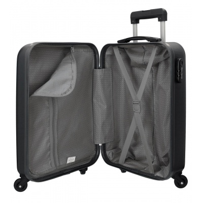 ROLL ROAD Flex Black, Sada ABS cestovných kufrov, 55-65cm, 5849560 ROLL ROAD Flex Black, Sada ABS cestovných kufrov, 55-65cm, 5849560