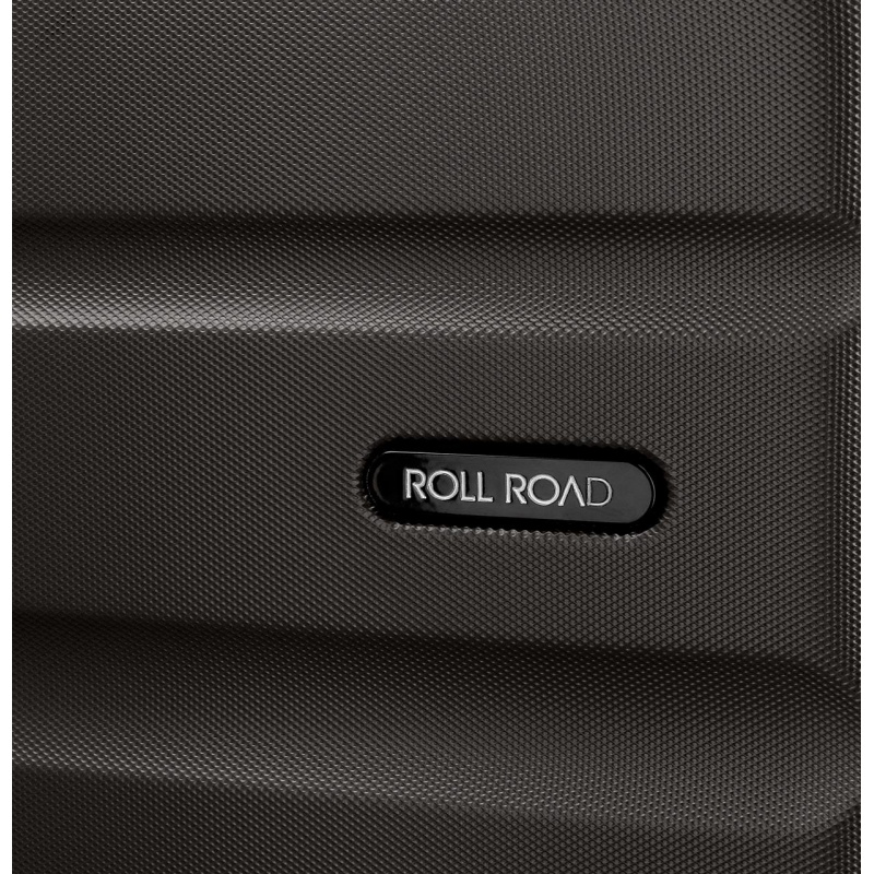 ROLL ROAD Flex Black, Sada ABS cestovných kufrov, 55-65cm, 5849560 ROLL ROAD Flex Black, Sada ABS cestovných kufrov, 55-65cm, 5849560