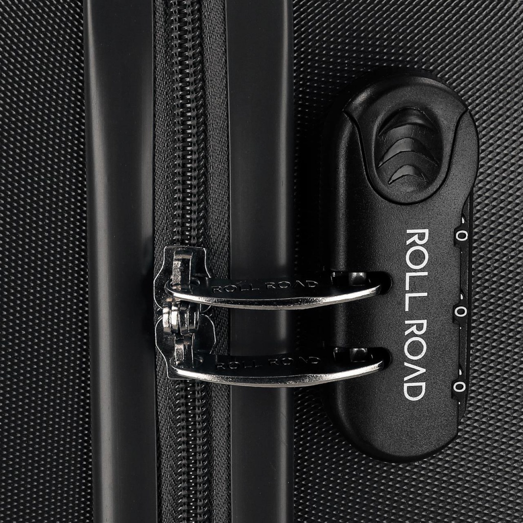 ROLL ROAD Flex Black – Sada 2 ABS kufrov 55 a 65 cm | Kvalitné cestovné kufre