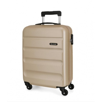 ROLL ROAD Flex Champagne, ABS Cestovný kufor, 55x38x20cm, 35L – kufor na cesty ROLL ROAD Flex Champagne, ABS Cestovný kufor, 55x38x20cm, 35L – kufor na cesty