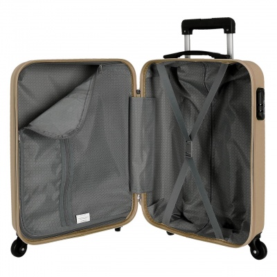 ROLL ROAD Flex Champagne, ABS Cestovný kufor, 55x38x20cm, 35L – kufor na cesty ROLL ROAD Flex Champagne, ABS Cestovný kufor, 55x38x20cm, 35L – kufor na cesty