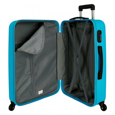 ROLL ROAD Flex Azul Claro, Sada ABS cestovných kufrov, 55-65cm, 584956A ROLL ROAD Flex Azul Claro, Sada ABS cestovných kufrov, 55-65cm, 584956A