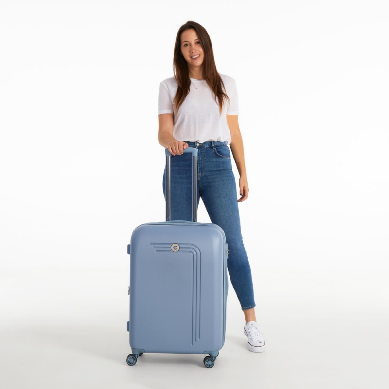 Movem Riga Light Blu, Sada luxusních ABS cestovních kufrů 70cm/55cm, 5999563 Movem Riga Light Blu, Sada luxusních ABS cestovních kufrů 70cm/55cm, 5999563