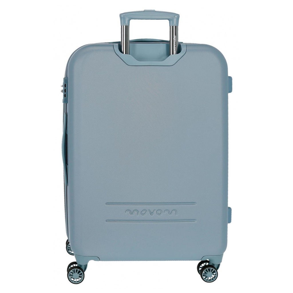 Movom Riga Light Blu, Sada luxusných ABS cestovných kufrov 70cm/55cm, 5999563