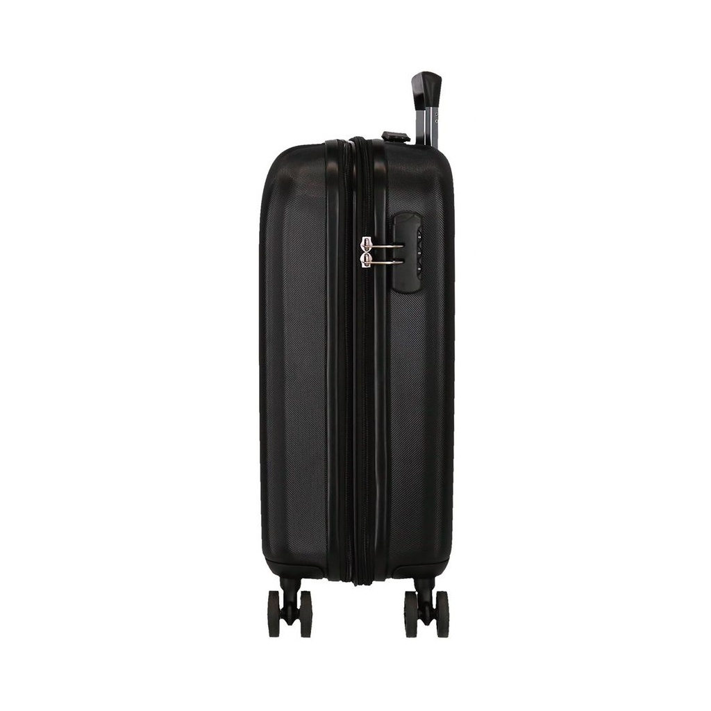 ABS Cestovní kufr MOVEM Riga Black/Černý, 55x40x20cm, 37L (45L), 5998661 (small exp.)