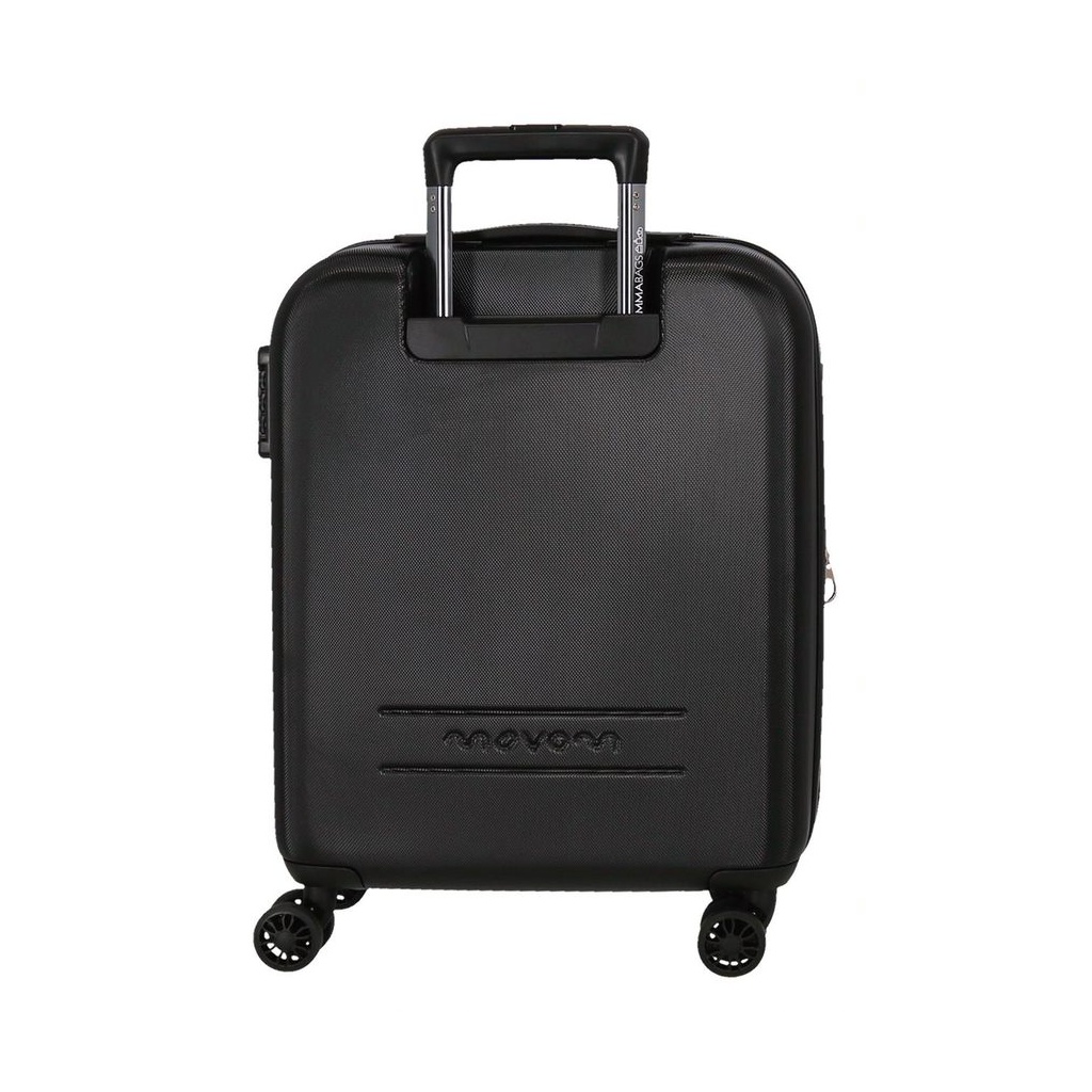 ABS Cestovní kufr MOVEM Riga Black/Černý, 55x40x20cm, 37L (45L), 5998661 (small exp.)