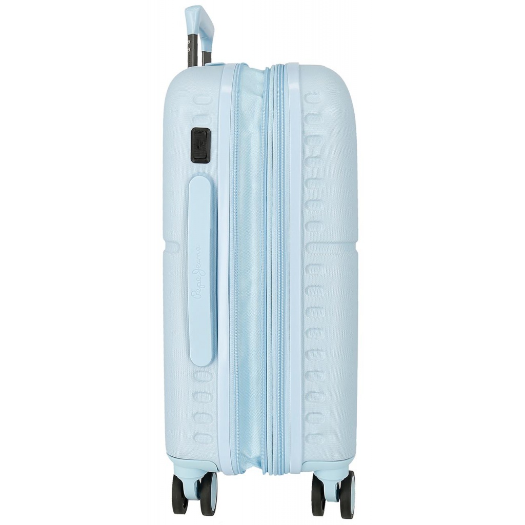 ABS Cestovný kufor PEPE JEANS ACCENT Azul, 55x40x20cm, 37L, 7698634 (small exp.)