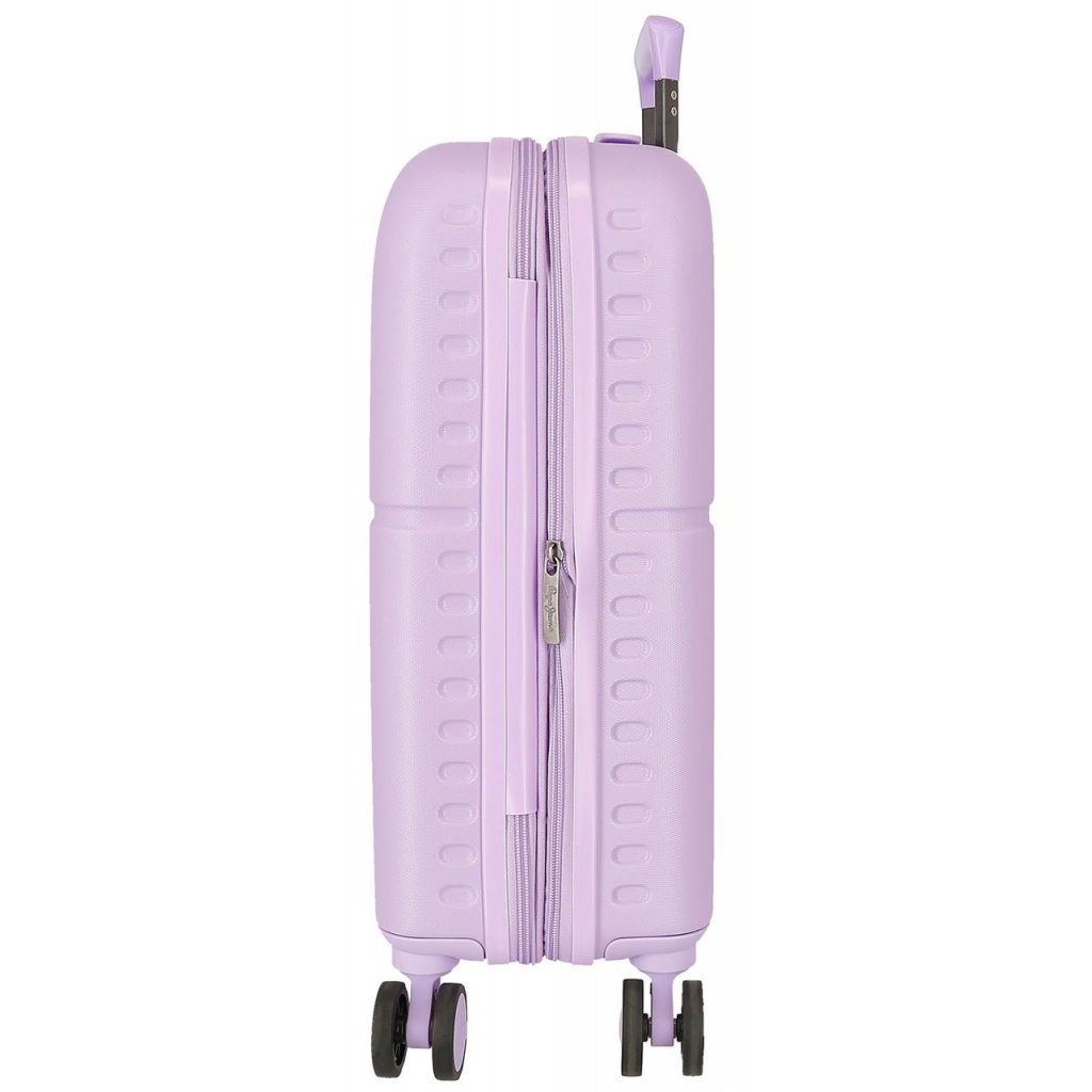 ABS Cestovný kufor PEPE JEANS ACCENT Lila, 55x40x20cm, 37L, 7698635 (small exp.)