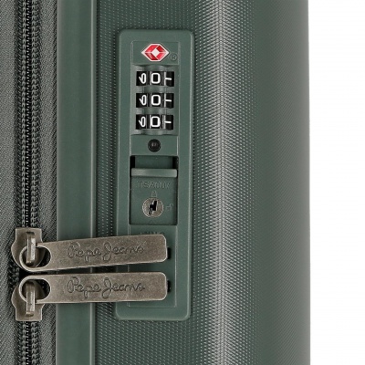 ABS Cestovní kufr PEPE JEANS ACCENT Verde, 55x40x20cm, 37L, 7699133 (small) ABS Cestovní kufr PEPE JEANS ACCENT Verde, 55x40x20cm, 37L, 7699133 (small)