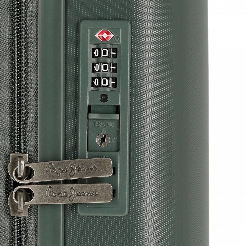 ABS Cestovní kufr PEPE JEANS ACCENT Verde, 55x40x20cm, 37L, 7699133 (small) ABS Cestovní kufr PEPE JEANS ACCENT Verde, 55x40x20cm, 37L, 7699133 (small)