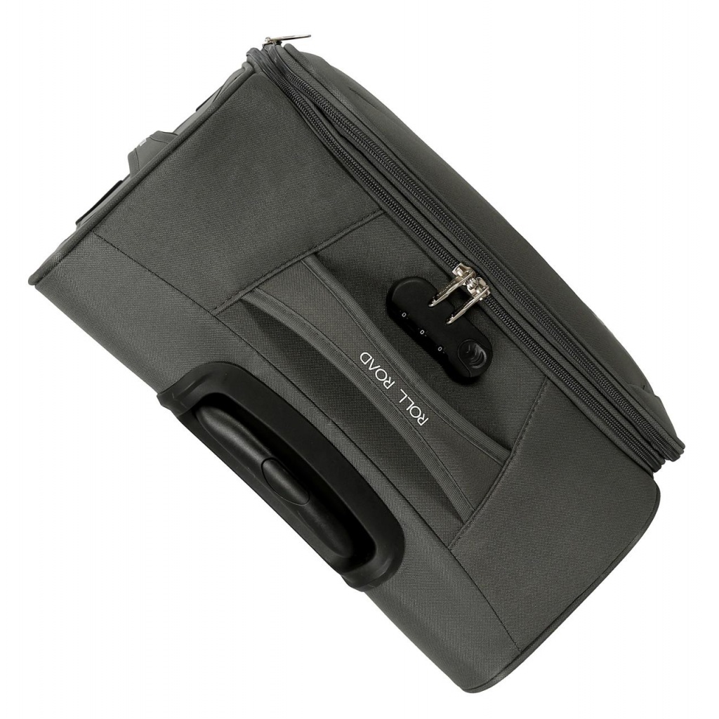 Textilný cestovný kufor ROLL ROAD ROYCE Grey, veľký 93 l, 76 cm, Joumma Bags