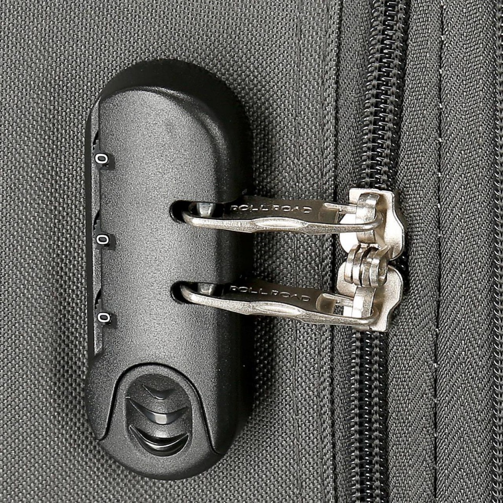 Textilný cestovný kufor ROLL ROAD ROYCE Grey, veľký 93 l, 76 cm, Joumma Bags