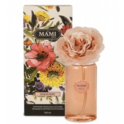 Rose in Fiore - Růže v Rozkvětu, Luxusní květinový difuzér, 100ml