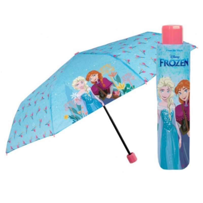 Dievčenský skladací dáždnik Disney Frozen Blue, 50256 Dievčenský skladací dáždnik Disney Frozen Blue, 50256