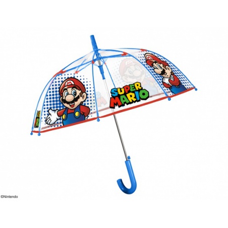 Dětský automatický deštník SUPER MARIO Transparent, 75064
