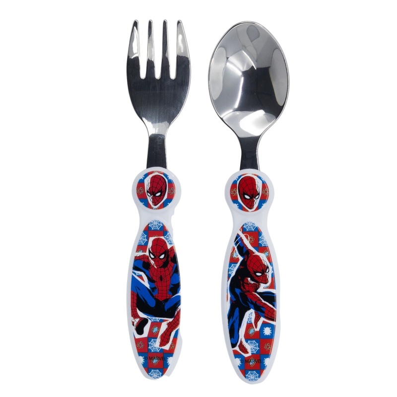 Detský príbor SPIDERMAN (vidlička a lyžička), 74718 Detský príbor SPIDERMAN (vidlička a lyžička), 74718