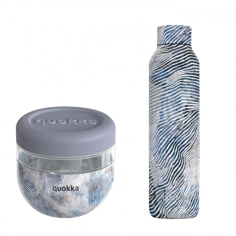 Výhodný set Quokka Zen - Nádoba na jedlo a Nerezová termo fľaša 630ml Výhodný set Quokka Zen - Nádoba na jedlo a Nerezová termo fľaša 630ml