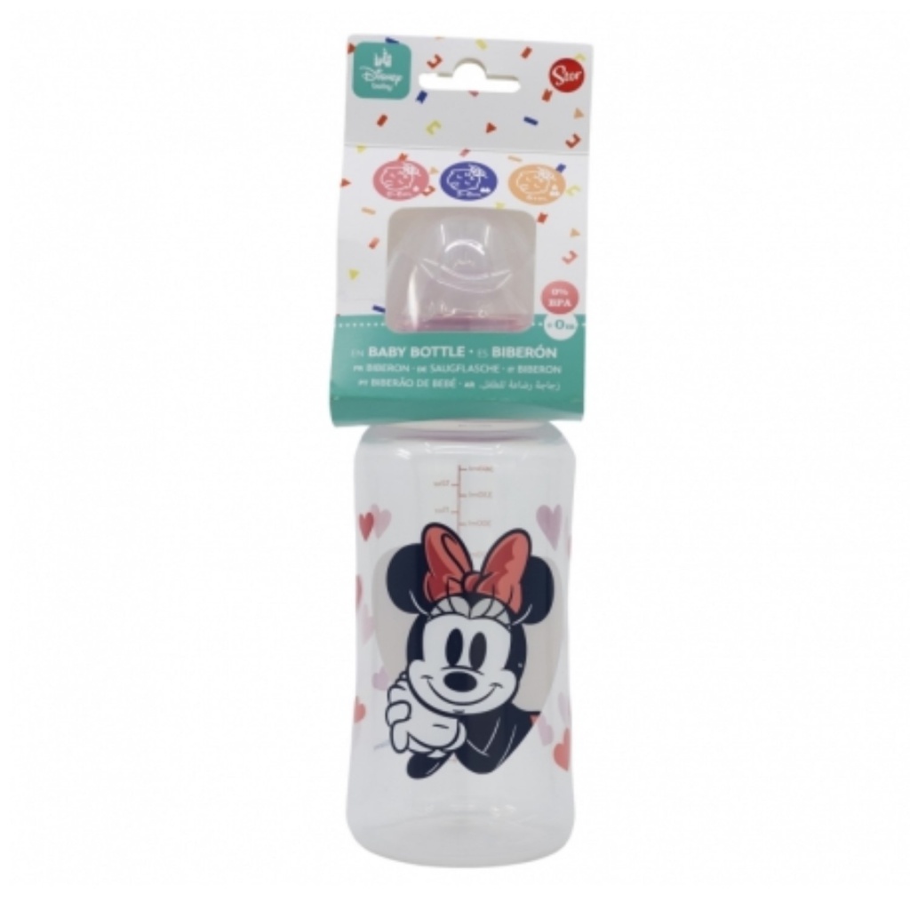 Kojenecká láhev Minnie Mouse, 0+, 360ml, 10703