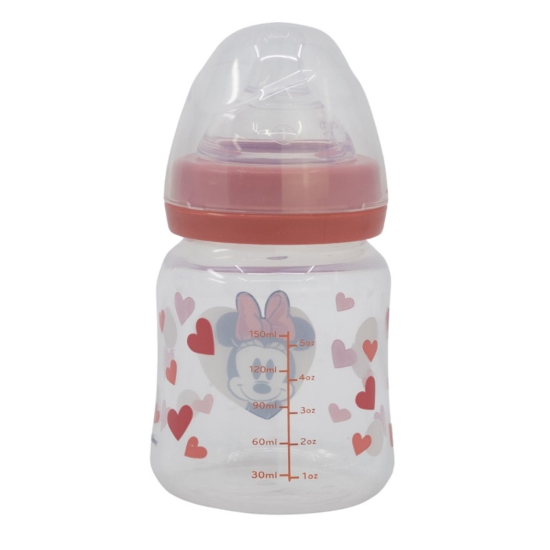 Kojenecká láhev Minnie Mouse s antikolikovým systémem, 150ml, 10701