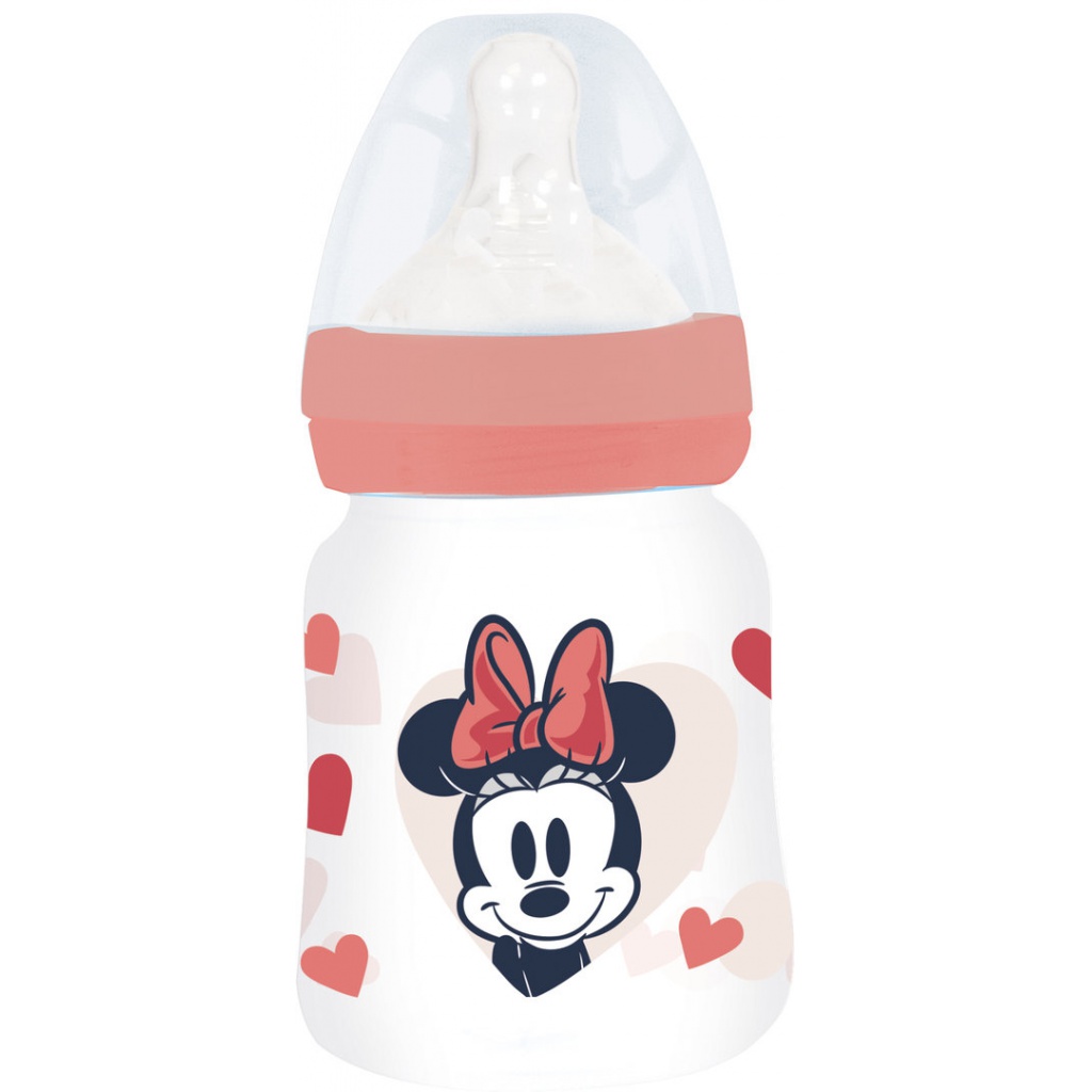 Kojenecká láhev Minnie Mouse s antikolikovým systémem, 150ml, 10701