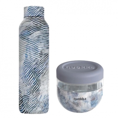 Výhodný set Quokka Zen - Nádoba na jedlo a Nerezová termo fľaša 630ml Výhodný set Quokka Zen - Nádoba na jedlo a Nerezová termo fľaša 630ml