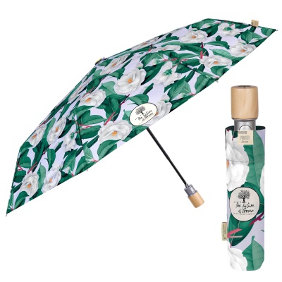 Dámský skládací deštník Green Camelie, 19149 Dámský skládací deštník Green Camelie, 19149