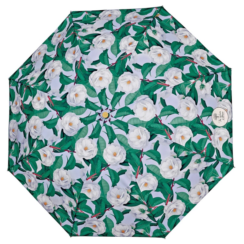 Dámský skládací deštník Green Camelie, 19149 Dámský skládací deštník Green Camelie, 19149