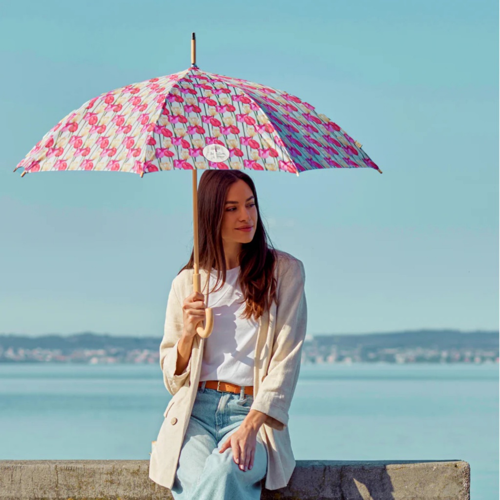 Dámský automatický deštník Green Tulipani, 19150