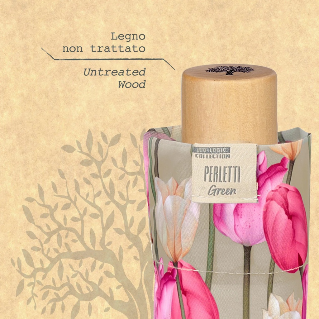 Dámský skládací deštník Green Tulipani, 19151