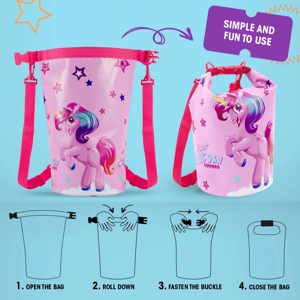 Vodotesný vak s motívom jednorožca Perletti Unicorn, 14124