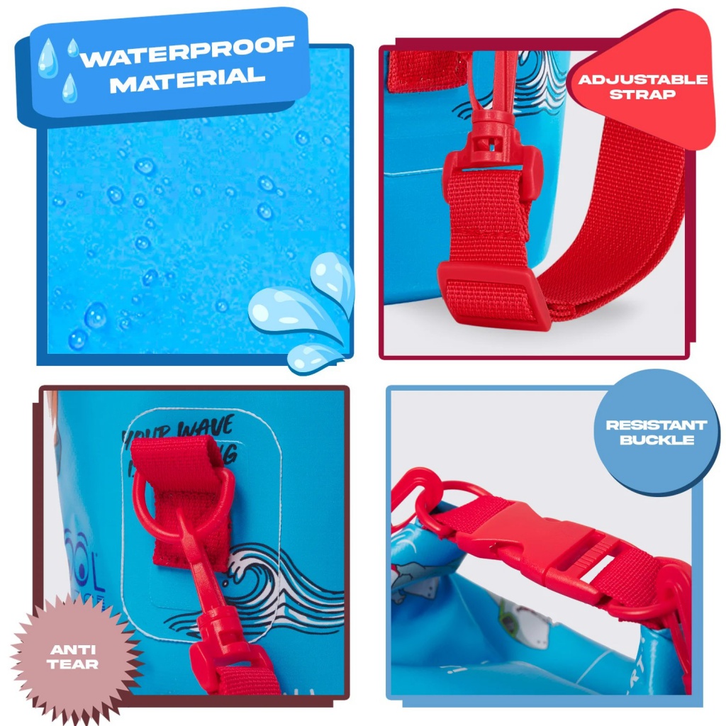 Vodotesný vak s  motívom žraloka Perletti, 14127